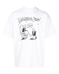 DOMREBEL Bougie Cartoon Print T Shirt