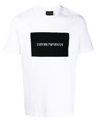 Emporio Armani Boxed Logo Print T Shirt