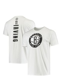 FANATICS Branded Kyrie Irving White Brooklyn Nets Playmaker Name Number T Shirt