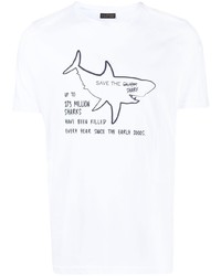 Save The Duck Brenno Shark Print T Shirt
