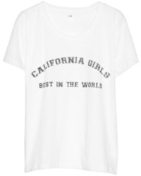 LnA California Girls Printed Slub Cotton T Shirt
