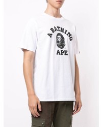 A Bathing Ape Camo College T Shirt