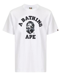 A Bathing Ape Camo College T Shirt