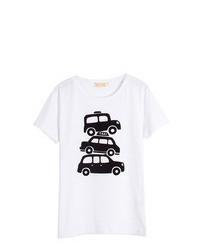 ChicNova Car Printed Pure Cotton T Shirt