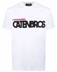 DSQUARED2 Caten Brothers Print T Shirt