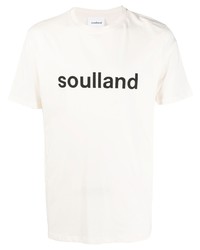 Soulland Chuck Logo Print Short Sleeved T Shirt