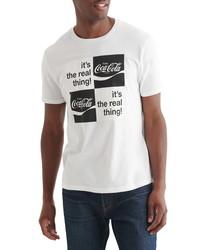 Lucky Brand Coke 4 Square Graphic Tee