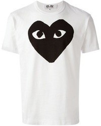 Comme des Garcons Comme Des Garons Play Heart Logo T Shirt