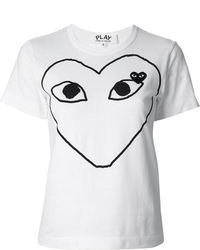 Comme des Garcons Comme Des Garons Play Printed Heart T Shirt