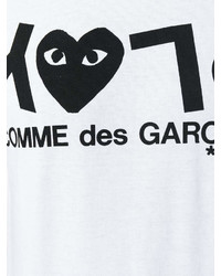 Comme des Garcons Comme Des Garons Play Play Logo Print T Shirt