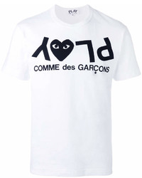 Comme des Garcons Comme Des Garons Play Play Logo Print T Shirt