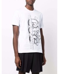 Comme Des Garcons SHIRT Comme Des Garons Shirt X Kaws Logo Print T Shirt