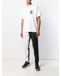 Burberry Contrast Chest Logo T Shirt