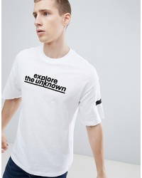 Jack & Jones Core Drop Shoulder T Shirt With Slogan