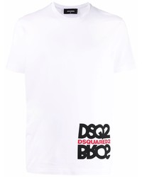 DSQUARED2 Cotton Logo Edge T Shirt