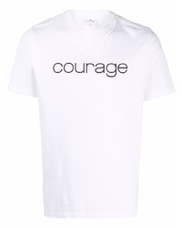 Courrèges Courage Print T Shirt