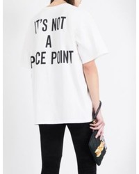 Moschino Couture Print Cotton Jersey T Shirt