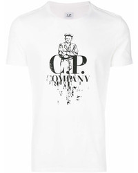 C.P. Company Cp Company Logo Print T Shirt