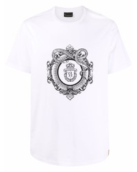 Billionaire Crest Print Cotton T Shirt