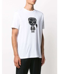 Karl Lagerfeld Crew Neck Graphic T Shirt