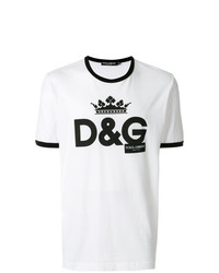 Dolce & Gabbana Crew Neck Logo T Shirt