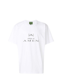 Amen Crew Neck Logoed T Shirt