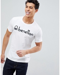 United Colors of Benetton Crew Neck T Shirt With Benetton Logo
