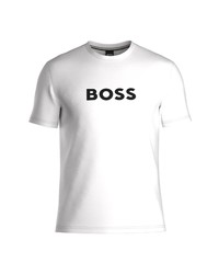 BOSS Crewneck Cotton Logo Tee In At Nordstrom