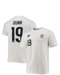 Nike Crystal Dunn White Uswnt Club Name Number T Shirt