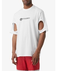 Burberry Cutout Logo T Shirt