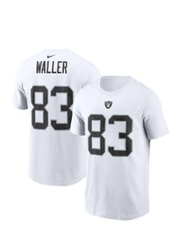 Nike Darren Waller White Las Vegas Raiders Player Name Number T Shirt At Nordstrom