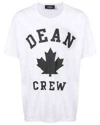 DSQUARED2 Dean Crew Print T Shirt