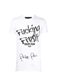 Philipp Plein Distressed Detail T Shirt