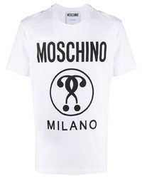 Moschino Double Question Mark Print T Shirt