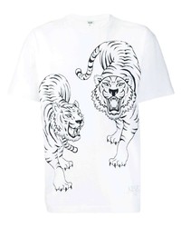 Kenzo Double Tiger Print T Shirt