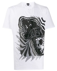 Just Cavalli Embellished Graphic Print T Shirt