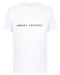 Armani Exchange Embossed Logo Cotton T Shirt