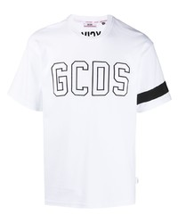 Gcds Embroidered Logo Cotton T Shirt