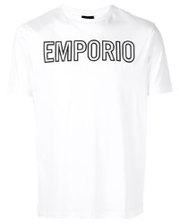 Emporio Armani Embroidered Logo T Shirt