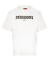 Missoni Embroidered Zigzag Logo T Shirt