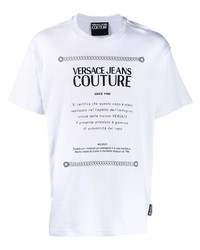 VERSACE JEANS COUTURE Etichetta Label Print T Shirt