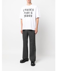 Études Etudes Logo Print Oversize T Shirt