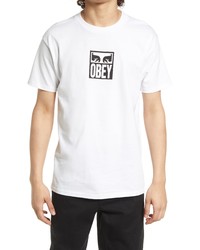Obey Eyes Icon Graphic Tee In White At Nordstrom