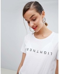 Selected Femme Slogan T Shirt
