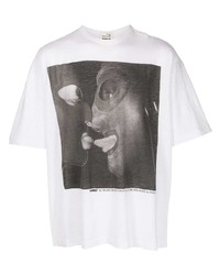 YMC Fetish Print Round Neck T Shirt