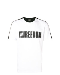 Fendi Ffreedom Print T Shirt