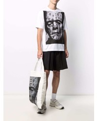 Junya Watanabe MAN Frankenstein Motif Cotton T Shirt