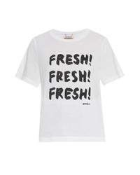 Muveil Fresh Fresh Fresh Print T Shirt