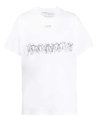 Off-White Futura Atoms Print T Shirt