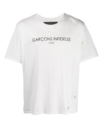 Garcons Infideles Garons Infidles Distressed Logo T Shirt
